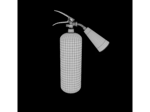 Estintore Modello 3D