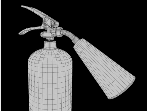 Estintore Modello 3D