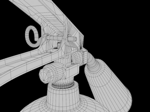 Estintore Modello 3D