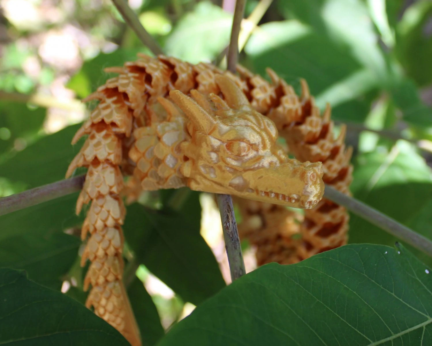 Articulated dragon 3D Model .c4d .max .obj .3ds .fbx .stl .blend 