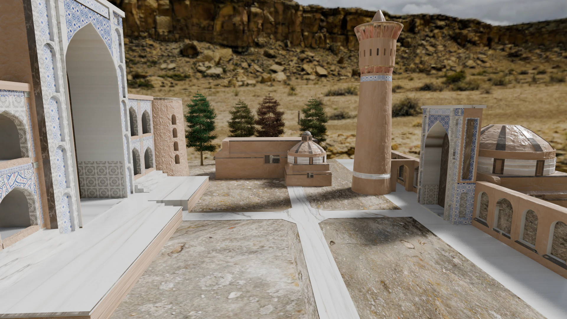 Kalyan Minaret 3D Model .c4d .max .obj .3ds .fbx .stl .blend 