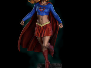 Super girl 3D Print Model