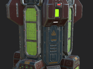 Sci-Fi Generator 3D मॉडल