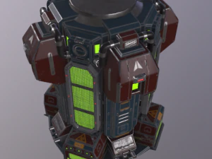 Sci-Fi Generator 3D Model