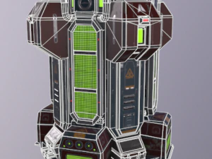 Sci-Fi Generator 3D Model
