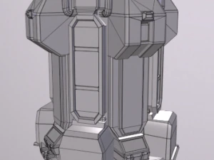 Sci-Fi Generator 3D Model