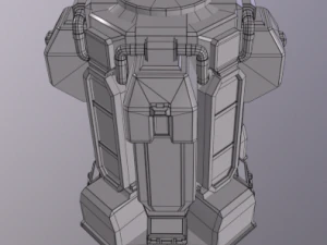 Sci-Fi Generator 3D Model