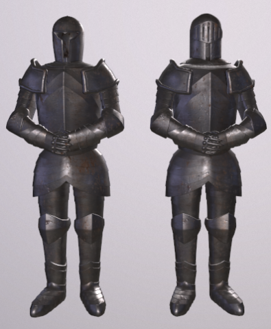 Medieval Armors Modello 3D .c4d .max .obj .3ds .fbx .stl .blend 