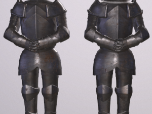 Medieval Armors 3D Model
