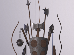 Medieval Weapons 3D Model