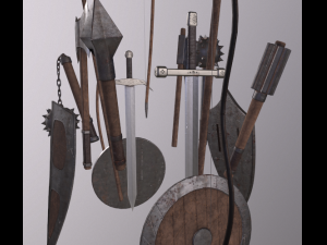 Medieval Weapons Model 3D