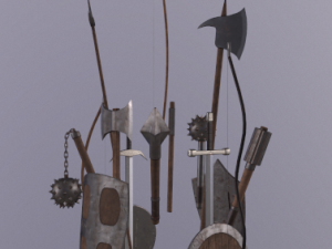 Medieval Weapons Model 3D