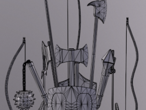 Medieval Weapons Model 3D
