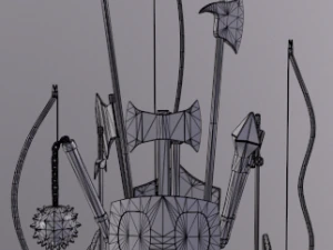 Medieval Weapons 3D Model