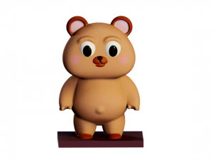 Ours en peluche Modèle 3D