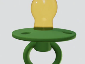 고무 젖꼭지 3D 모델