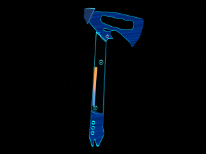 Hologram axe 3D Model