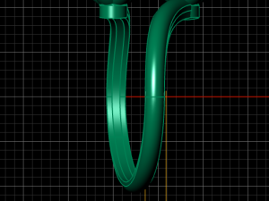 Flower ring 3d printable model Modello di stampa 3D