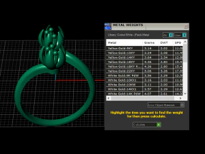 Flower ring 3d printable model 3D Print Model