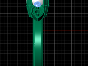 Pearl wedding ring 3d printable model 3D Принт Модель