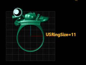 Ring engine ring mator ring 3d printable model 3Dプリントモデル
