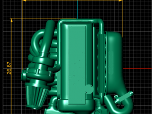 Ring engine ring mator ring 3d printable model 3Dプリントモデル