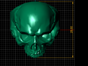 Skull men rings 3d printable model 3Dプリントモデル