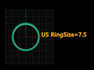 Wedding ring 3d printable model 3D Print Model
