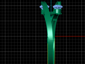 Diamond wedding ring 3d printable model 3D 프린트 모델