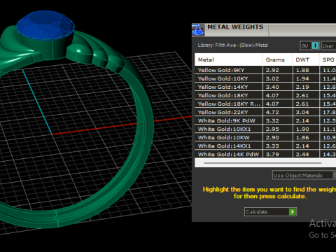 女性用ソリティア婚約ダイヤモンドリング3D印刷可能モデル 3Dプリントモデル