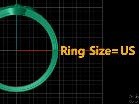 STYLISH FLOWER RING 3D PRINTABLE MODEL 3D Print Model