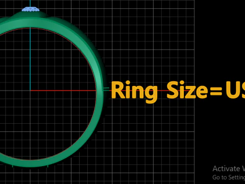 SINGLE DIMOND RING FOR MEN 3D PRINTABLE MODEL 3D Print Model