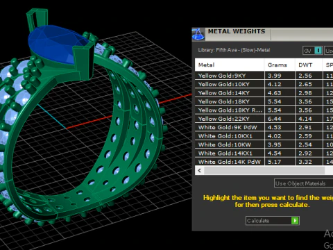 LUXURY DIAMOND RING 3D PRINTABLE MODEL FOR TIMELESS ROMANCE 3D Print Model