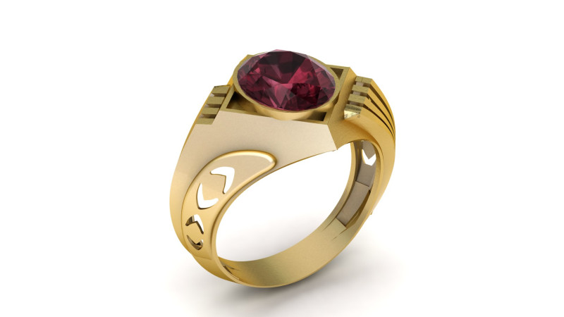 MEN ITALIAN FASHION RING 3D PRINTABLE MODEL 3D Print Model .c4d .max .obj .3ds .fbx .stl .blend 