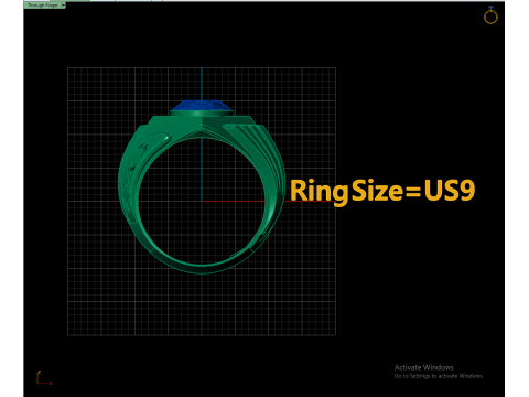 MEN ITALIAN FASHION RING 3D PRINTABLE MODEL 3D Print Model