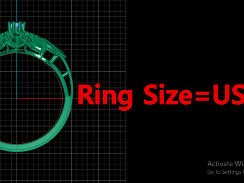 FASHION FLOWER RING RING FOR WOMEN 3D PRINTABLE MODEL 3Dプリントモデル