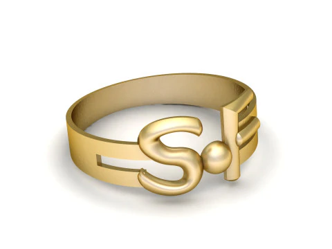 APHABET SF RING 3D PRINTABLE MODEL 3D Print Model