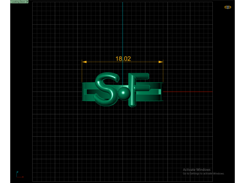APHABET SF RING 3D PRINTABLE MODEL Modello di stampa 3D