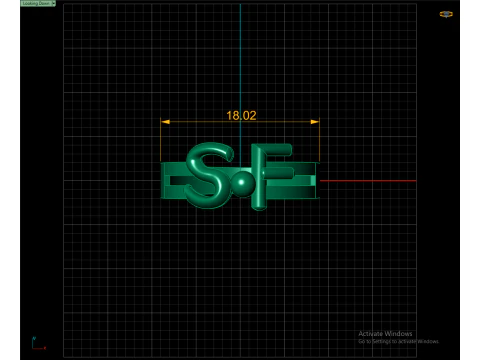 APHABET SF RING 3D PRINTABLE MODEL 3D Print Model