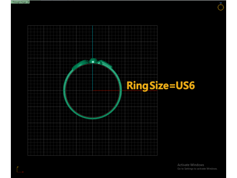 APHABET SF RING 3D PRINTABLE MODEL Modello di stampa 3D