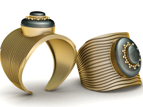 VALLERIAN RING FOR WOMEN 3D PRINTABLE MODEL 3D प्रिंट मॉडल