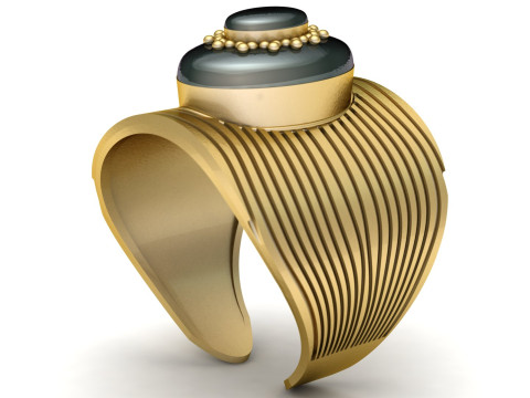VALLERIAN RING FOR WOMEN 3D PRINTABLE MODEL 3D प्रिंट मॉडल