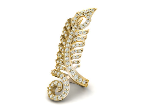 Peacock Father Ring 3d Printable Model 3D प्रिंट मॉडल