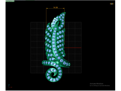 Peacock Father Ring 3d Printable Model 3D Print Model