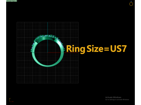 Peacock Father Ring 3d Printable Model 3D प्रिंट मॉडल