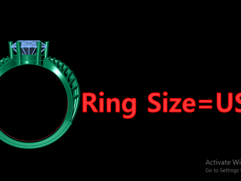 WOMEN FASHION RING 3D PRINTABLE MODEL 3D Print Model