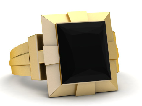 Men Fashion Ring 3d Printable Model 3D Print Model