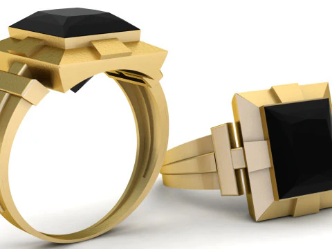 Men Fashion Ring 3d Printable Model 3D Print Model