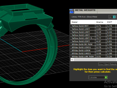 Men Fashion Ring 3d Printable Model 3D Print Model