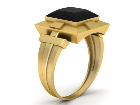 Men Fashion Ring 3d Printable Model Modello di stampa 3D